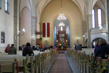 Pļaujas svētku dievkalpojums