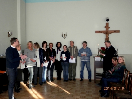 Koris sveic mācītāju dzimšanas dienā