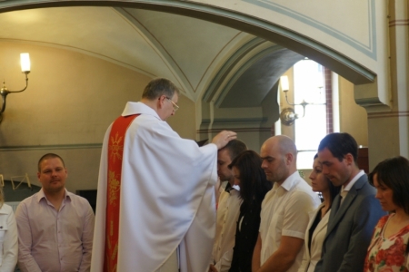 Svētības vārdus saņemot