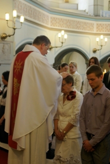 Svētības vārdus saņemot