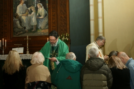 Mācītāja Pāvela Levuškāna ievešana amatā