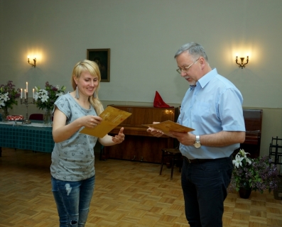 Iesvētību kursa noslēguma vakars