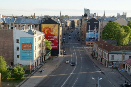 Skats no baznīcas torņa