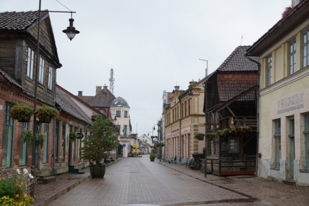 Kuldīga. Gājēju iela
