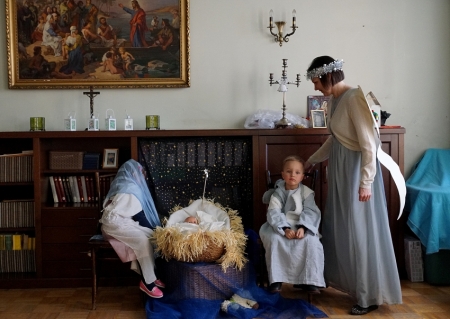 Svētdienas skolas bērnu priekšnesums