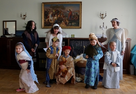 Svētdienas skolas bērnu priekšnesums