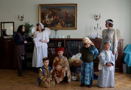 Svētdienas skolas bērnu priekšnesums
