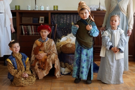 Svētdienas skolas bērnu priekšnesums