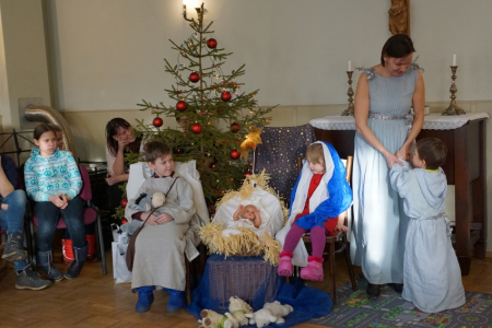 Svētdienas skolas bērnu priekšnesums