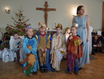 Svētdienas skolas bērnu priekšnesums