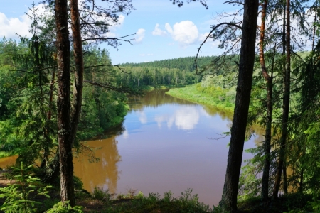 Gauja pie Ērgļu klintīm