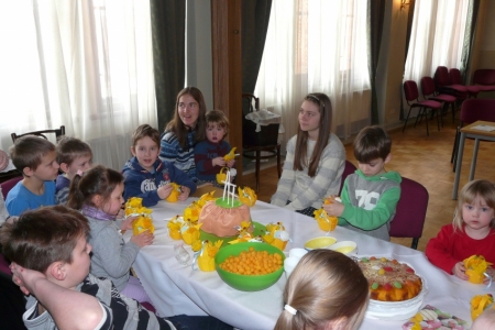Svētdienas skolas Kristus augšāmcelšanās - Lieldienu rīts!