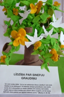 Mācāmies Līdzību par sinepju graudiņu