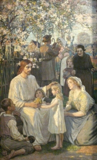 Kristus svētī bērniņus
