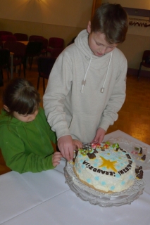 Svētku tortes tapšanas process