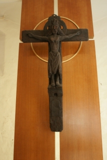Sv. Ignācija kapela. 15. gadsimtā darinātais krucifikss - Berlīnes māsu draudzes dāvana.